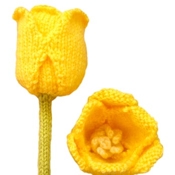 ODDknit Knitted Tulips